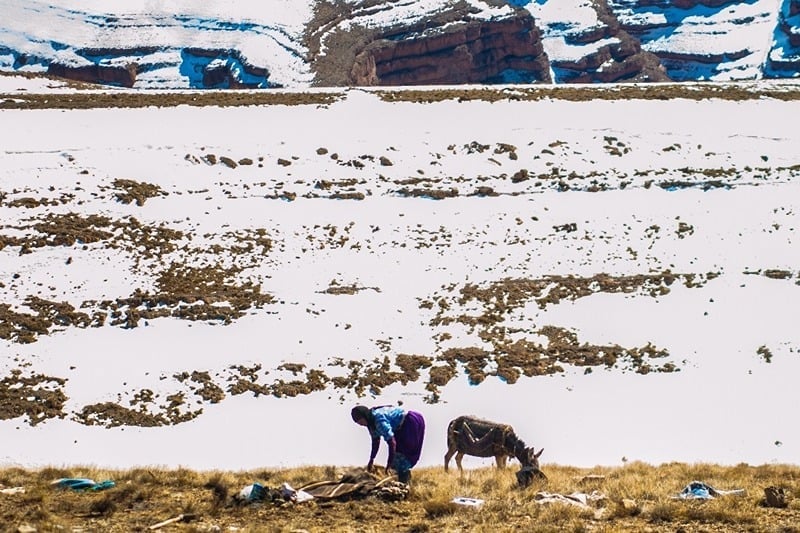 Morocco expects strong wind gusts, snowfall, rainfall, thunderstorms, cold weather from Monday to Wednesday in several provinces