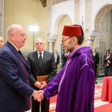 King receives Chairman of Safran Group's Board of Directors