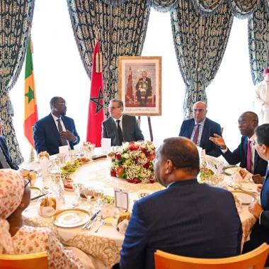 King Offers Luncheon in Honor of Prime Minister of Senegal, Accompanying Delegation